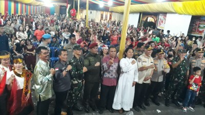 Didampingi Forkopimda, Gubernur Sumbar Tinjau Malam Natal di Padang