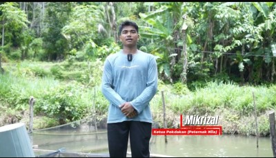 “Tak Malu Jadi Petani, Mikri Zal Buktikan Anak Muda Bisa Kaya dari Kolam Ikan!”